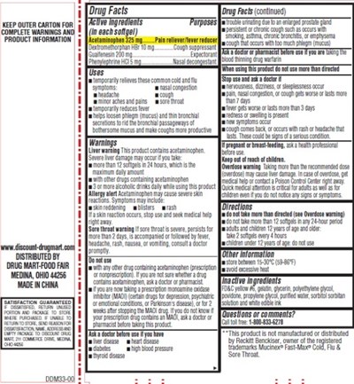 DDM33-00 back.jpg COLD, FLU & SORE THROAT RELIEF 16ct - DDM33 00 back